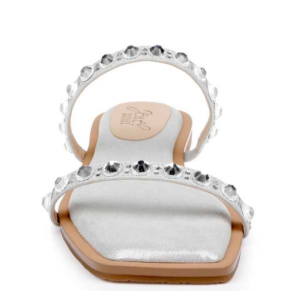 Jewel Badgley Mischka Women's Honesty Sandal with Gemstone-Studded Straps Size 9 - Picture 4 of 11